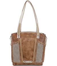 Bed Stu Amelie Tanned Perforated Leather Tote Bag