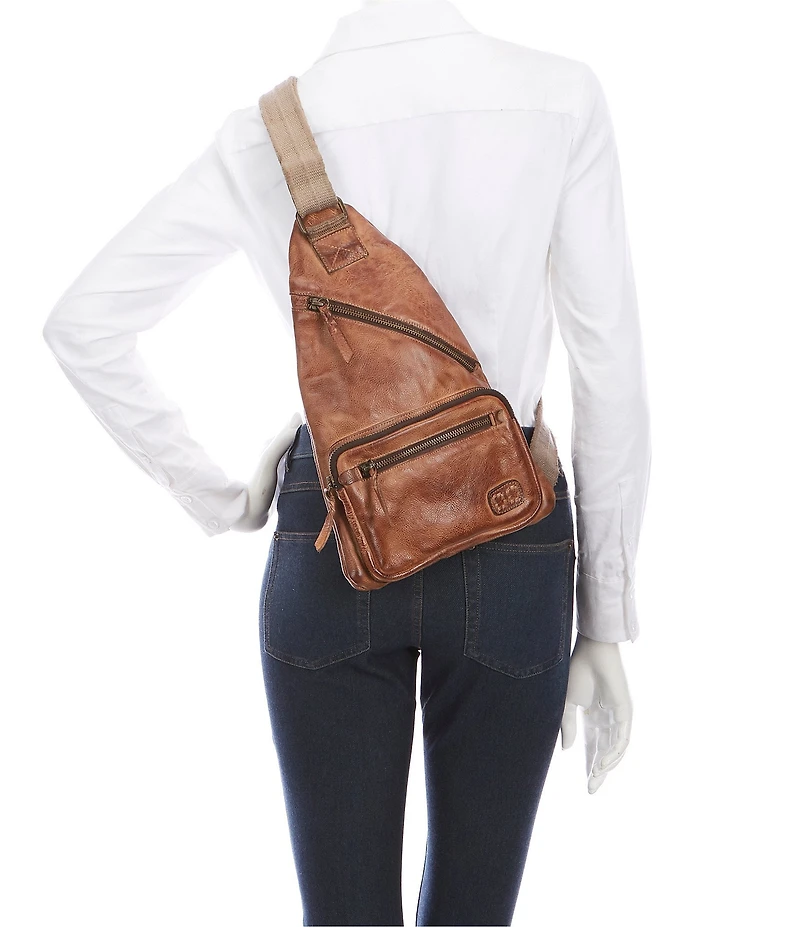 Bed Stu Andie Tanned Leather Sling Backpack