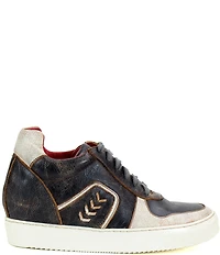 Bed Stu Andromeda Leather Lace Up Wedge Sneakers