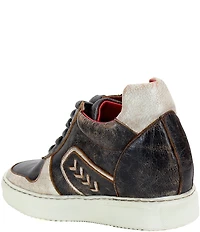 Bed Stu Andromeda Leather Lace Up Wedge Sneakers