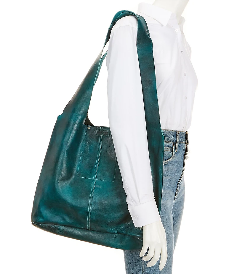 Bed Stu Ariel Max Leather Hobo Tote Bag