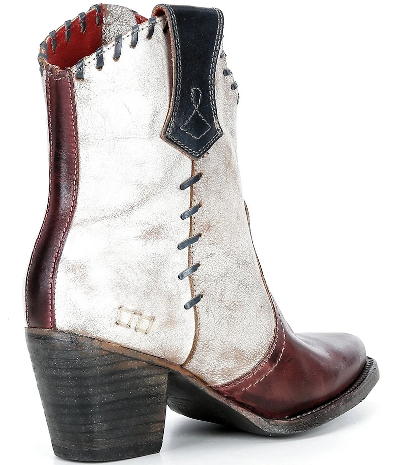 Bed Stu Balia Leather Western Booties