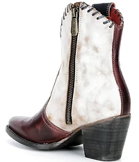 Bed Stu Balia Leather Western Booties