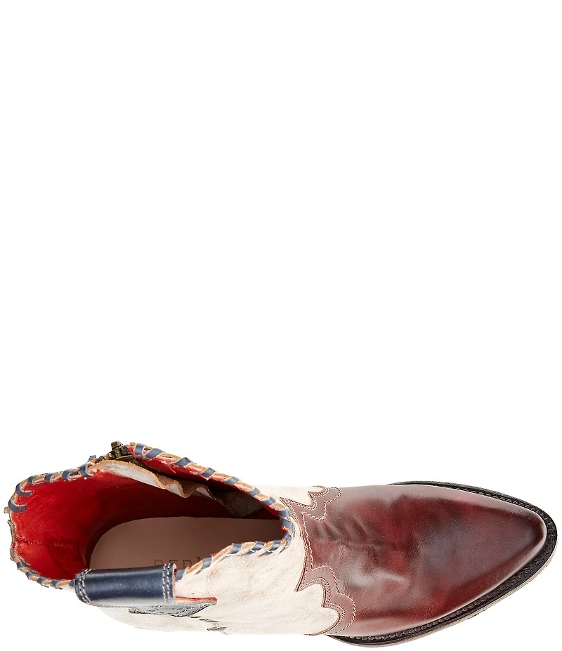 Bed Stu Balia Leather Western Booties