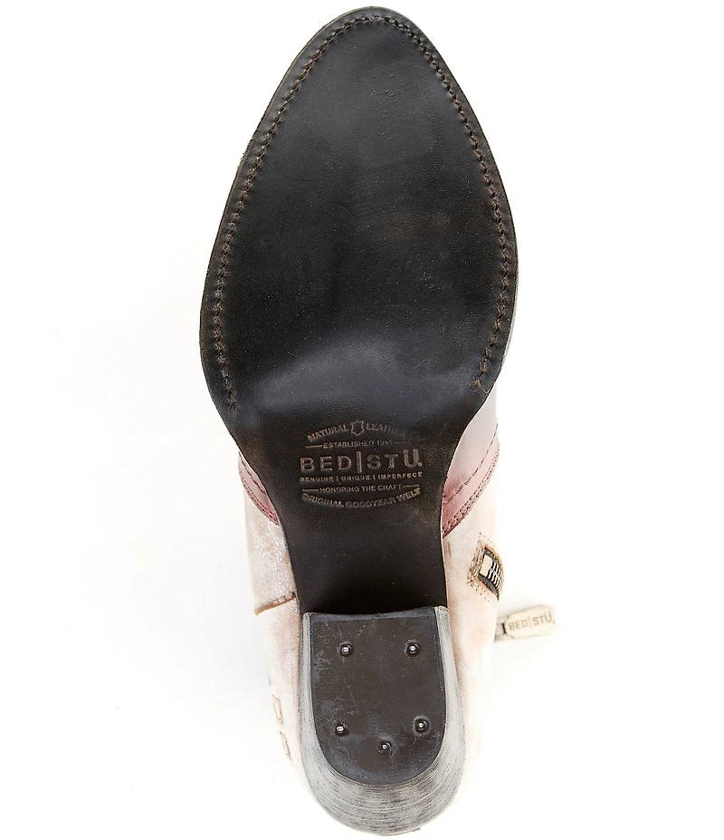 Bed Stu Balia Leather Western Booties