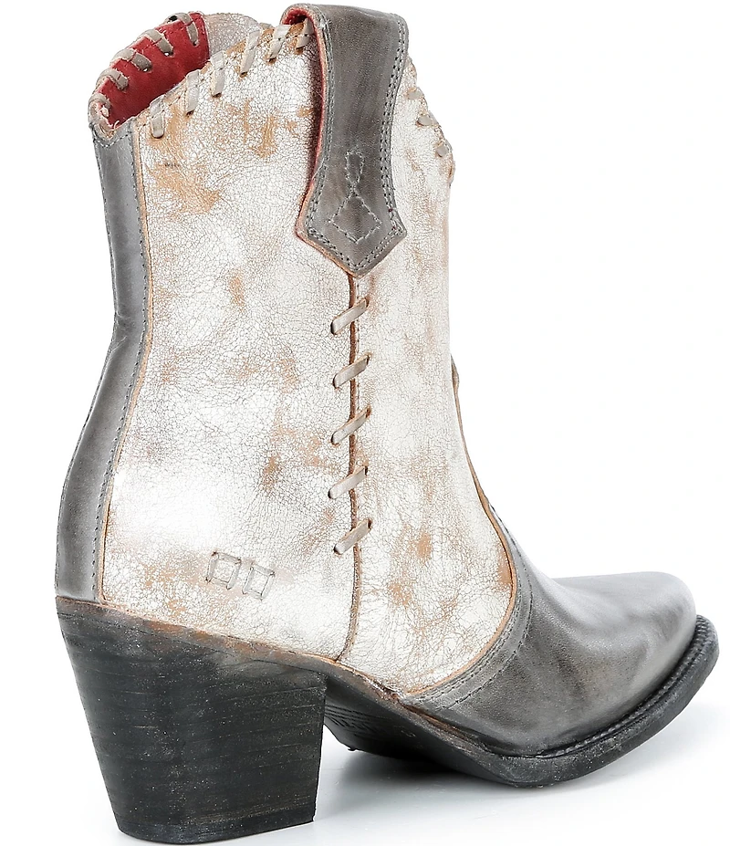 Bed Stu Balia Leather Western Booties