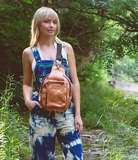 Bed Stu Beau Leather Sling Backpack