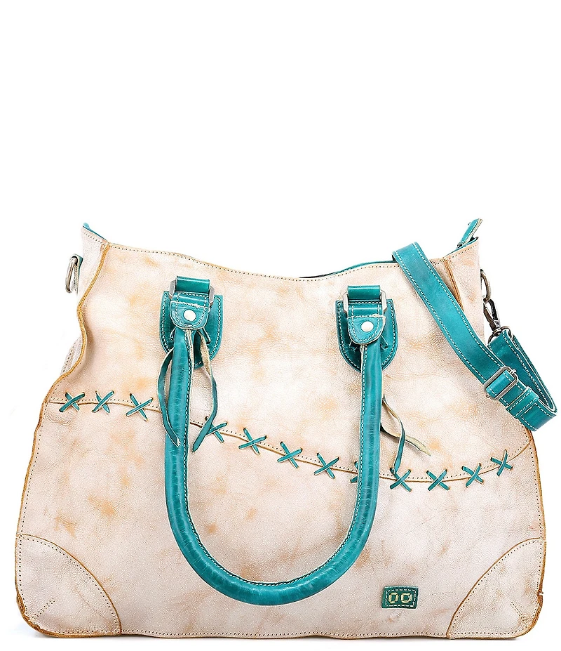 Bed Stu Bruna Whipstitch Leather Tote Bag