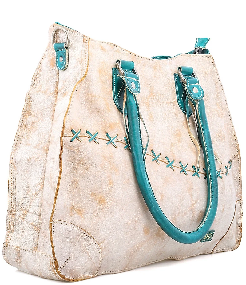 Bed Stu Bruna Whipstitch Leather Tote Bag