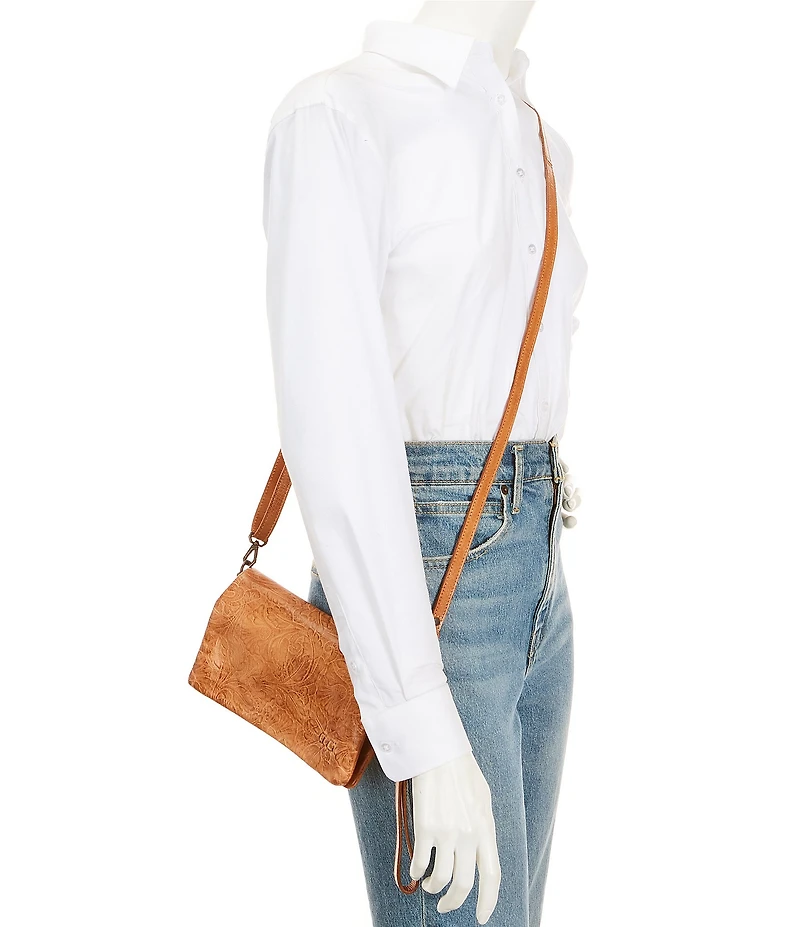 Bed Stu Cadence Tan Dip Dye Convertible Wristlet Crossbody Bag