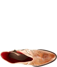 Bed Stu Chamise Distressed Leather Mid Calf Boots