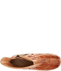 Bed Stu Ellasphin Braided Leather Studded Booties