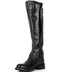 Bed Stu Essence Leather Tall Engineer Moto Boots