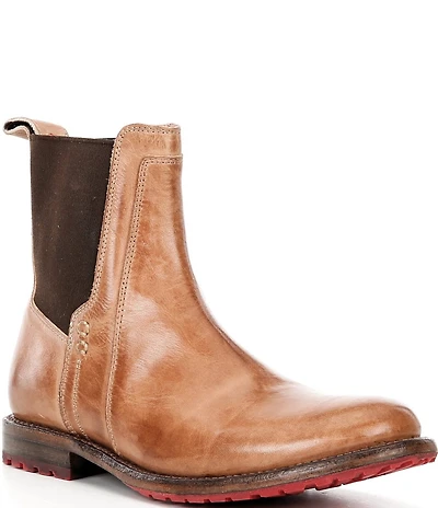 Bed Stu Ethic Leather Double Gore Chelsea Booties