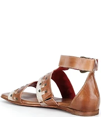 Bed Stu Fibril Leather Studded Sandals