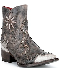 Bed Stu Frio Studded Leather Western Booties