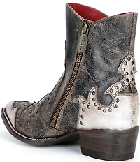 Bed Stu Frio Studded Leather Western Booties