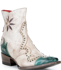 Bed Stu Frio Studded Leather Western Booties