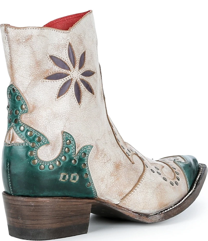 Bed Stu Frio Studded Leather Western Booties
