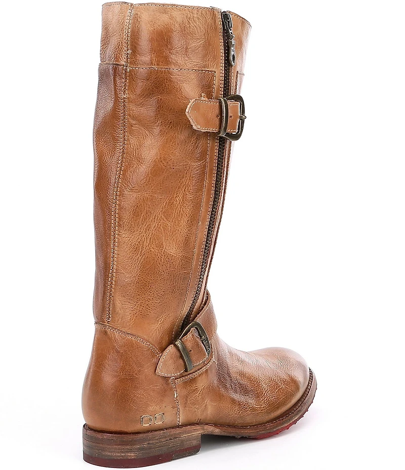 Bed Stu Gogo Tall Leather Lug Sole Boots