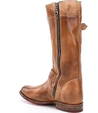 Bed Stu Gogo Tall Leather Lug Sole Boots