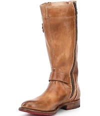 Bed Stu Gogo Tall Leather Lug Sole Boots