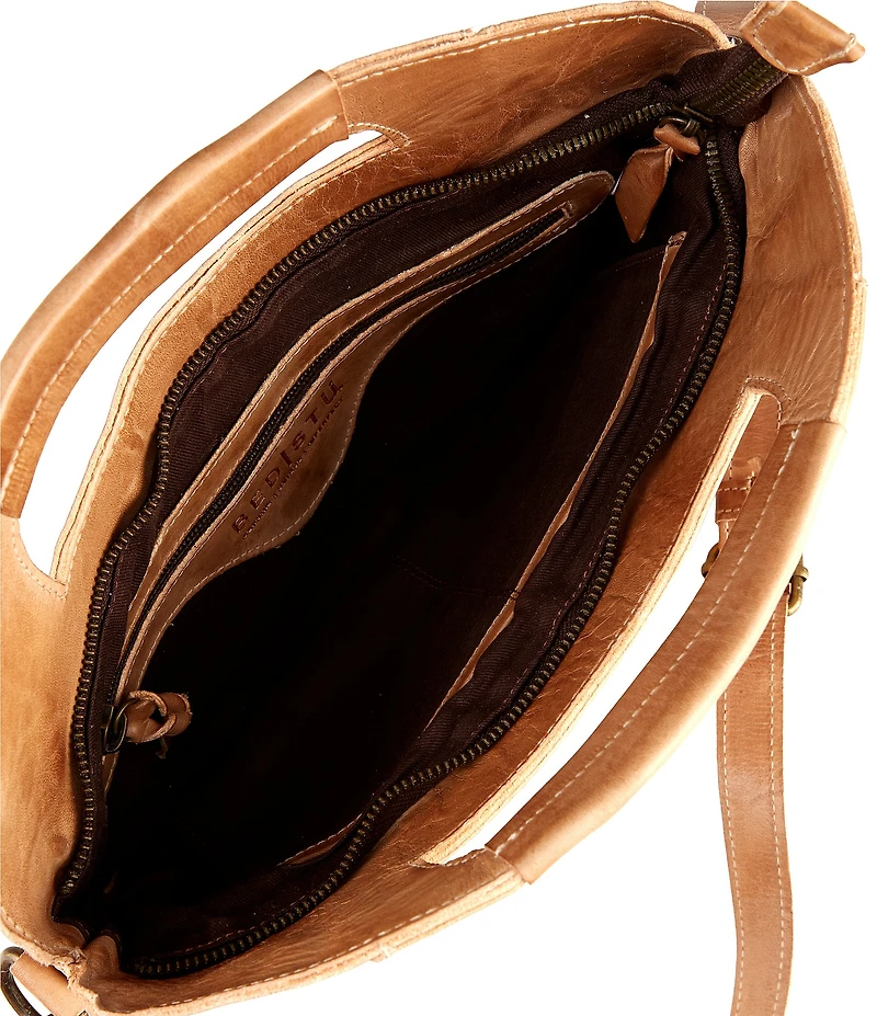 Bed Stu Greenway E/W Crossbody Satchel Top Handle Bag