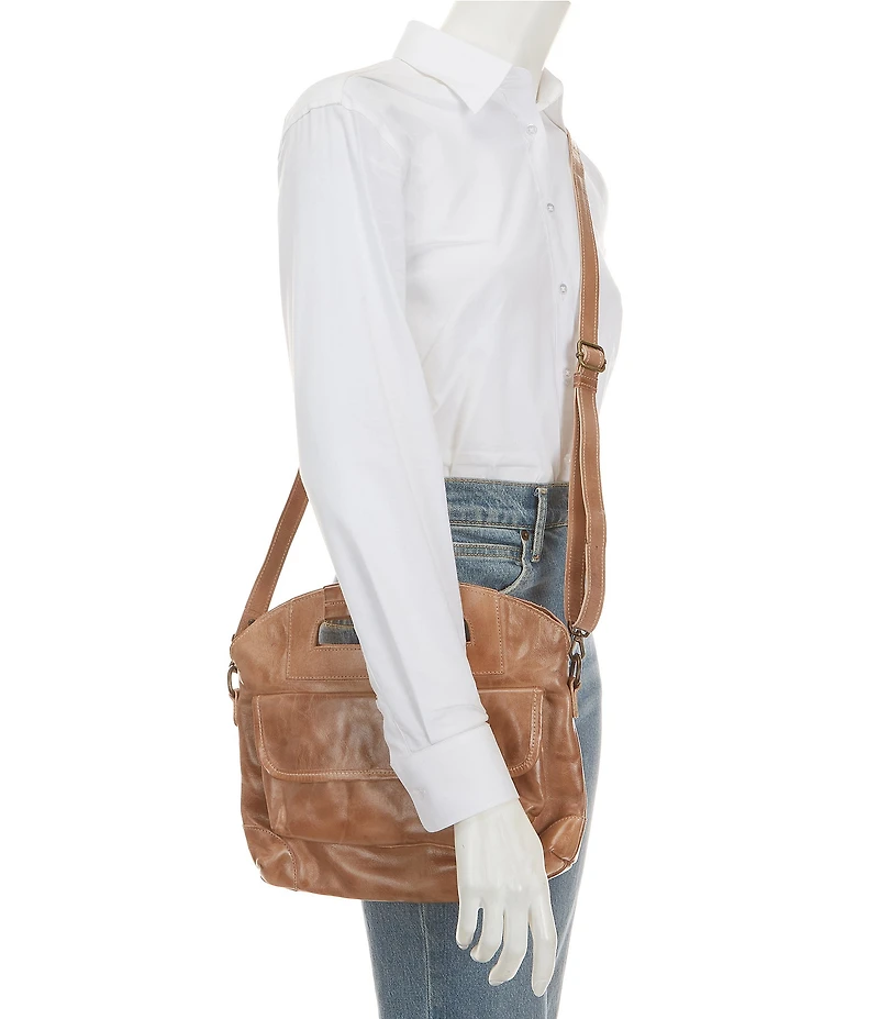 Bed Stu Greenway E/W Crossbody Satchel Top Handle Bag