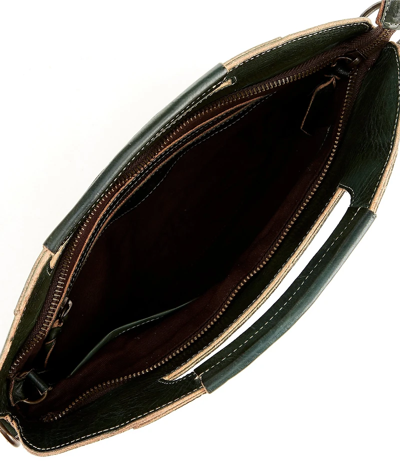 Bed Stu Greenway E/W Forest Rustic Satchel Bag