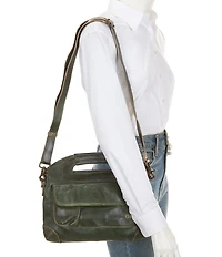 Bed Stu Greenway E/W Forest Rustic Satchel Bag