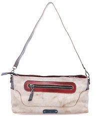 Bed Stu Hyperbolic Floral Embroidered Shoulder Bag