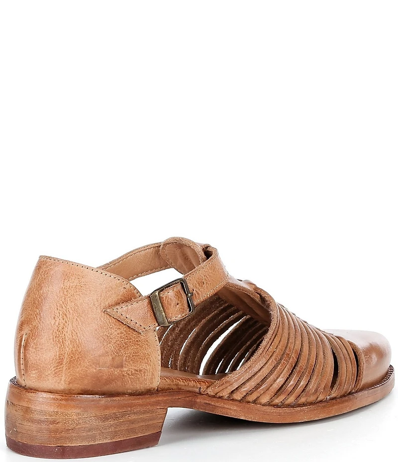 Bed Stu Kenna Leather Cap Toe Fisherman