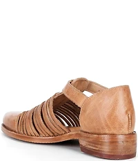 Bed Stu Kenna Leather Cap Toe Fisherman
