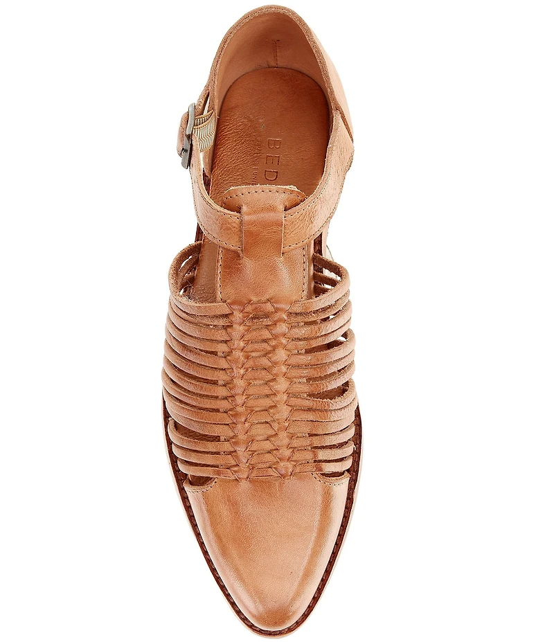 Bed Stu Kenna Leather Cap Toe Fisherman