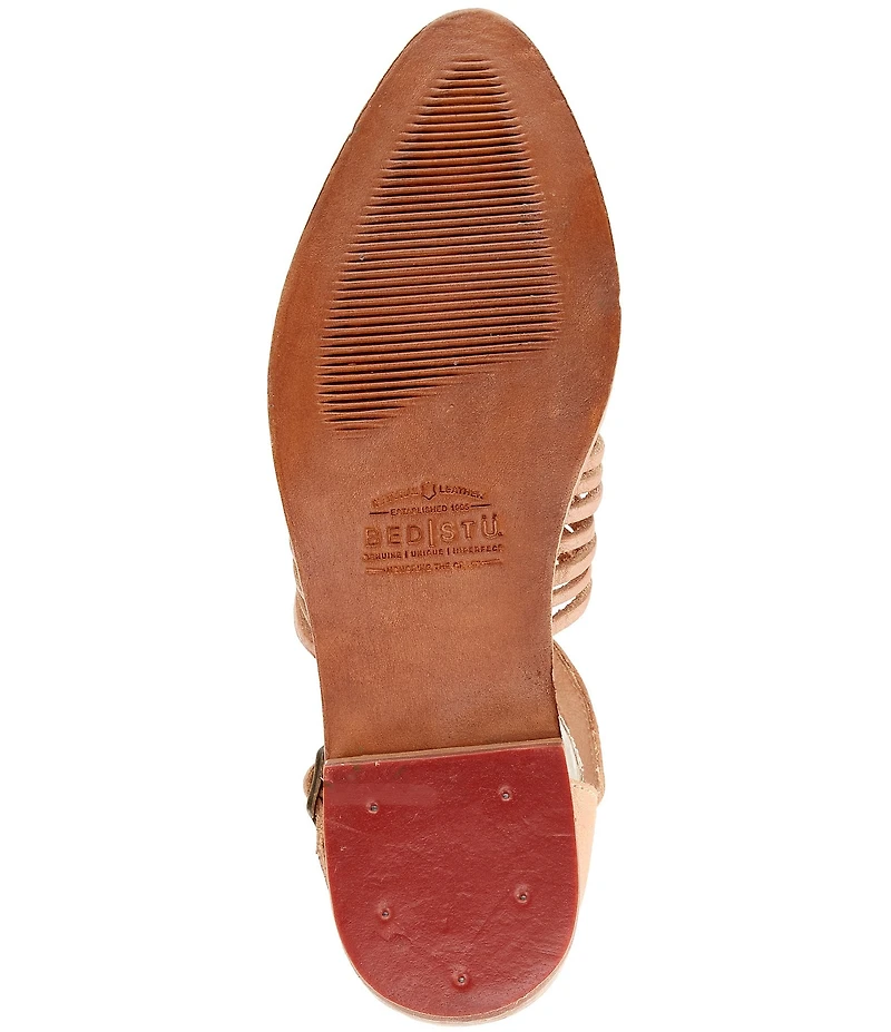 Bed Stu Kenna Leather Cap Toe Fisherman