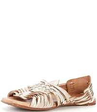 Bed Stu Lauren Handwoven Leather Huarache Sandals