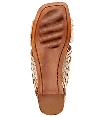Bed Stu Lauren Handwoven Leather Huarache Sandals