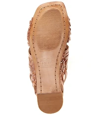 Bed Stu Lauren Handwoven Leather Huarache Sandals