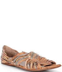 Bed Stu Lauren Handwoven Leather Huarache Sandals