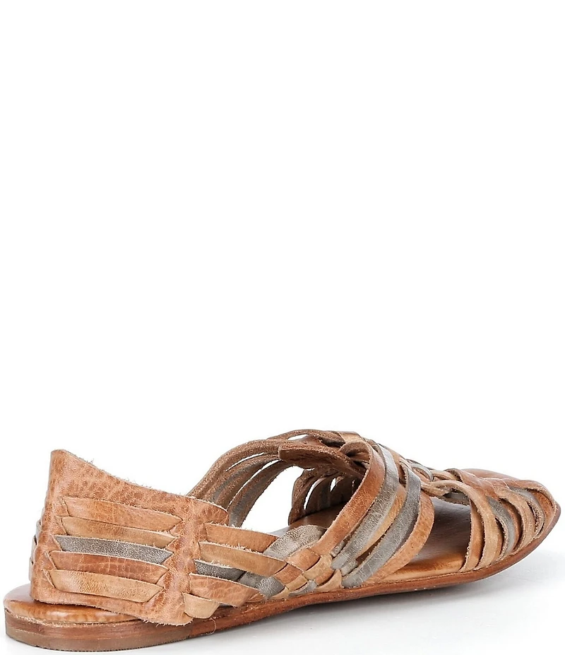 Bed Stu Lauren Handwoven Leather Huarache Sandals