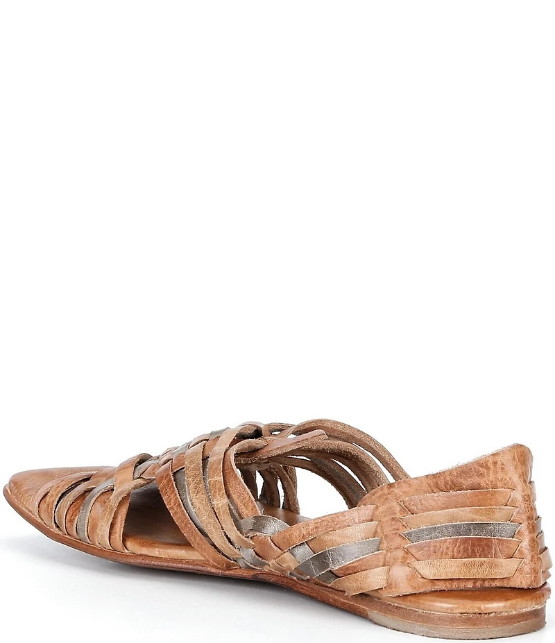 Bed Stu Lauren Handwoven Leather Huarache Sandals
