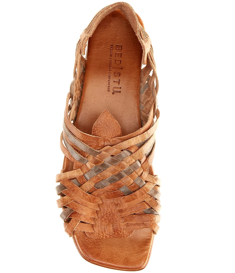 Bed Stu Lauren Handwoven Leather Huarache Sandals
