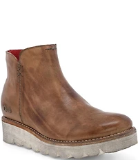 Bed Stu Lydyi Leather Platform Booties