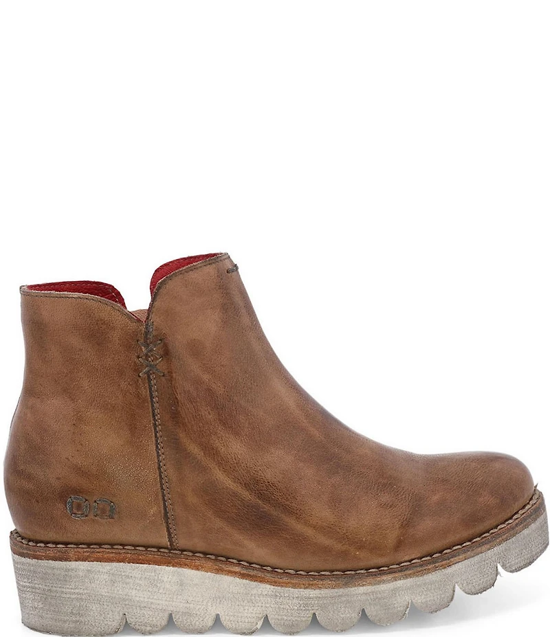 Bed Stu Lydyi Leather Platform Booties