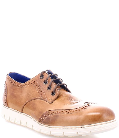 Bed Stu Men's Cayuga II Leather Wingtip Derby Oxfords