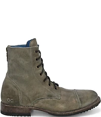 Bed Stu Men's Protege Distressed Leather Back Zip Combat Boots
