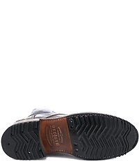 Bed Stu Men's Protege Distressed Leather Back Zip Combat Boots