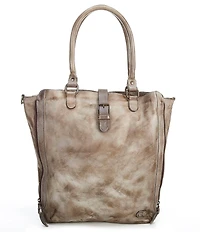 Bed Stu Mildred North South Leather Slouchy Zip Tote Bag