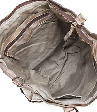 Bed Stu Mildred North South Leather Slouchy Zip Tote Bag
