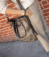 Bed Stu Mildred North South Leather Slouchy Zip Tote Bag